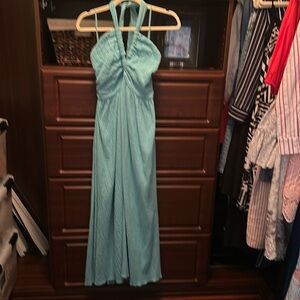 Mara Hoffmann swim coverup thick gauze material halter neck. Size small